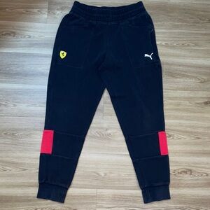 Black Ferrari and Puma Collaboration Sweatpants